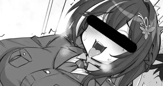 [sakanaya] :痴女の本性を抑えられない欲求不満の一日署長 (ホロライブ)
