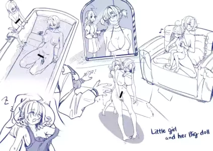 [M&mushroom] Little Girl and Her Big Doll