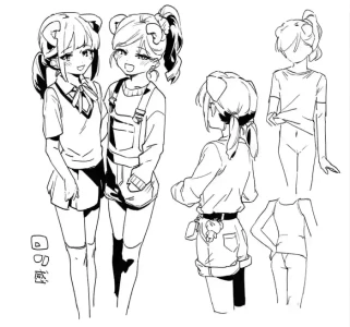[似せ] 設定用の落書きとか