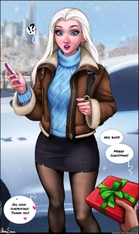 X-Mas Present For Elsa (Frozen) [Aroma Sensei] - Shemale - Chapter 1