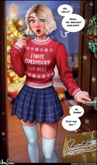 Gwen Celebrates Christmas (Spider-Man) [Aroma Sensei] - Shemale - Chapter 1