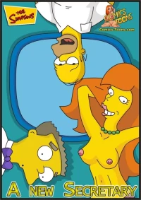 A New Secretary (The Simpsons) [Comics-Toons]