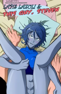 Lapis Lazuli and This Guy, Steven (Steven Universe) [Swain Art]