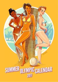 Artworks, Pinups And More [Andrew Tarusov] - 2017 Summer Olympic Pinup Calender