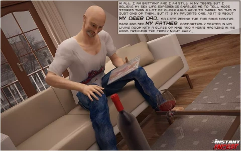 Comics [InstantIncest] - Blond bombshell screwed by her dad