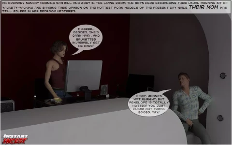 Comics [InstantIncest] - Sons seducing hot momma