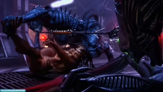 Mini-Comics [SquarePeg3D] - Futa Alien vs Predator