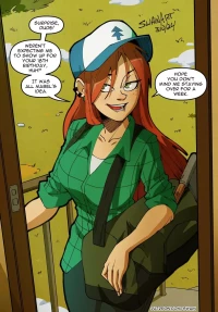 Wendy’s Visit (Gravity Falls) [Swain Art]