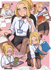 Office Elf Wife comic porn