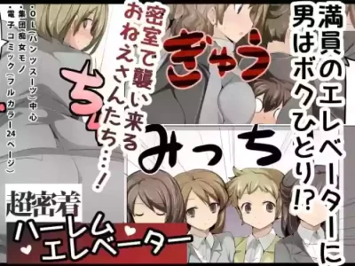 [excess m (zzinzinz)] Chou Micchaku! Harem Elevator | 零距離！後宮電梯 [Chinese] [Mrabbit] [Digital]