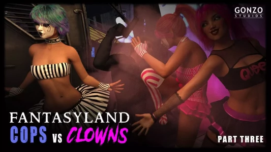 Cops VS Clowns [Sexy3DComics | Gonzo] - Chapter 3