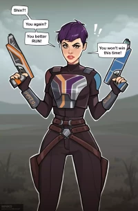 Sabine and Shin (Star Wars) porn comic