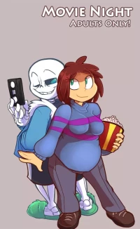 Movie Night - Undertale porn comic