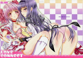 (COMIC1☆5) [Shoujo Gesshoku (Shimao Kazu)] LOVE CONNECT (Puella Magi Madoka☆Magica)