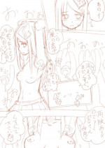 [T=K] くすぐりスレ「乙」用マンガ【ラフ】