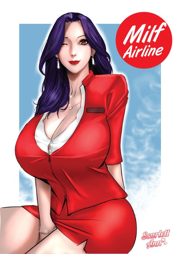 [Scarlett Ann] Milf Airline (Ongoing) – Halaman 1