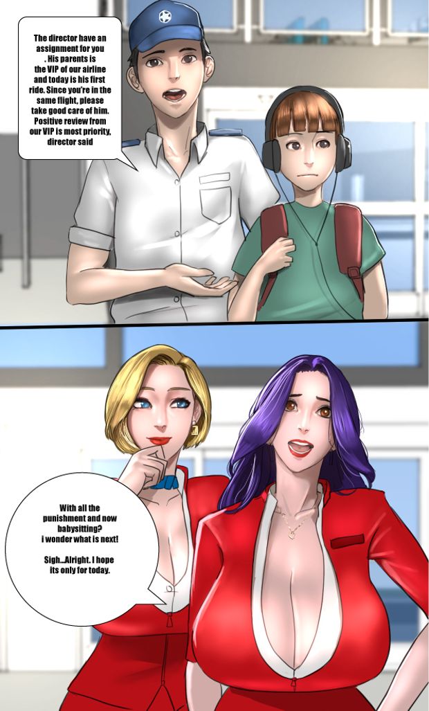 [Scarlett Ann] Milf Airline (Ongoing) – Halaman 12