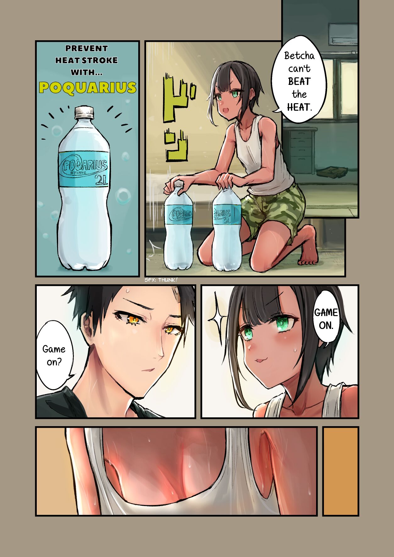 [Hamemie-tei (Sokumaru)] Natsuyasumi! Osananajimi to Asedaku Sex - Sweaty sex wi – Page 5