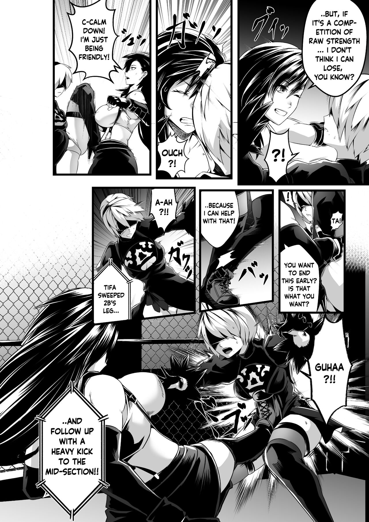 Square off! 2B vs Tifa – Page 11
