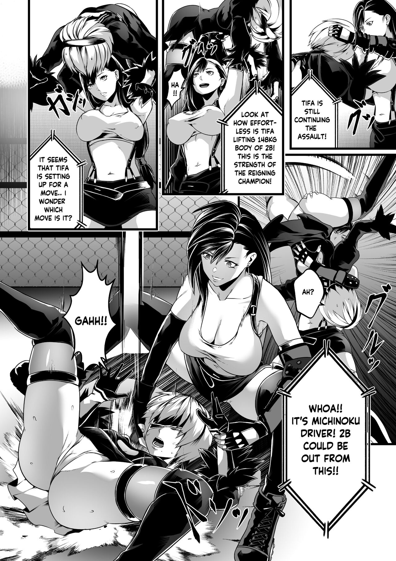 Square off! 2B vs Tifa – Page 13