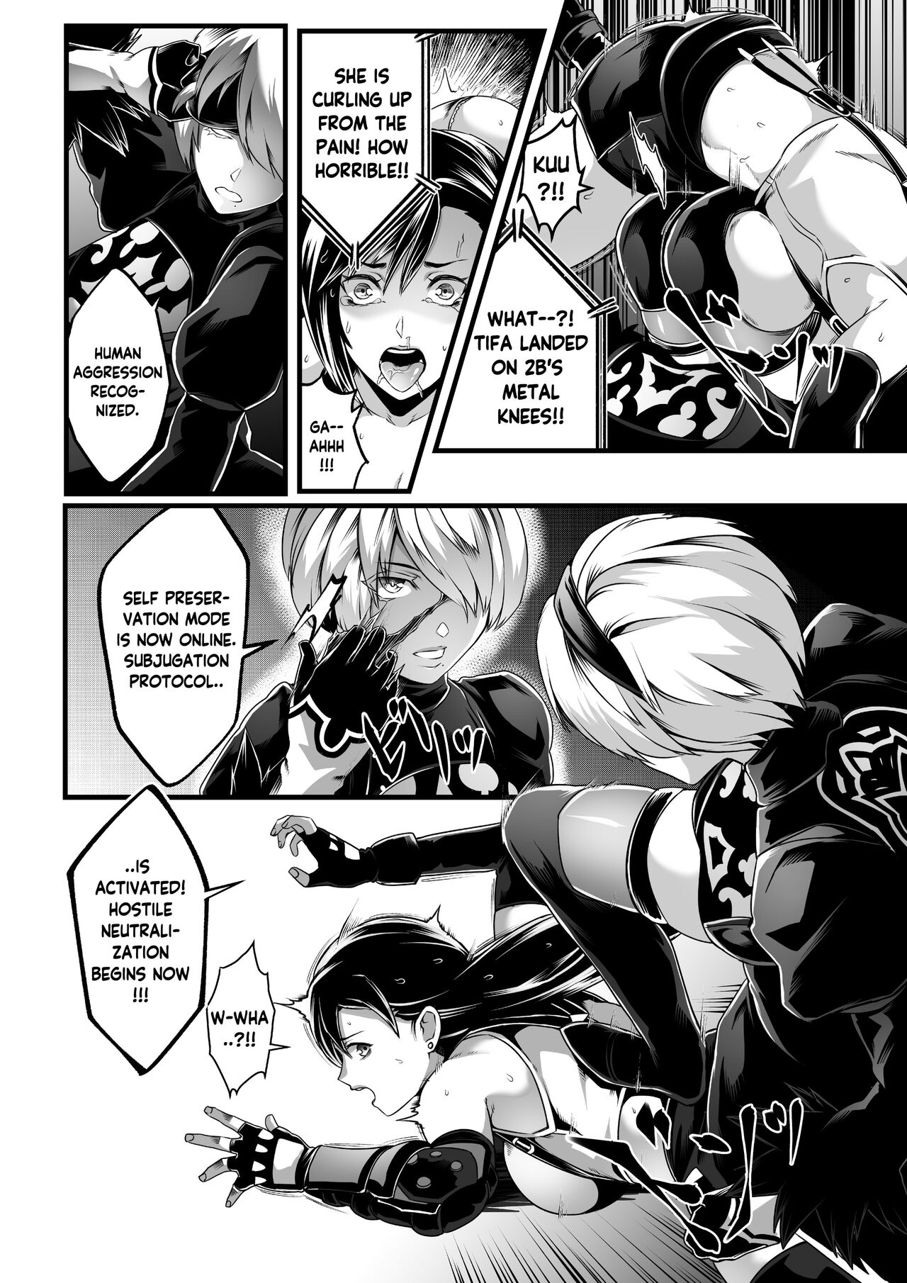 Square off! 2B vs Tifa – Page 15