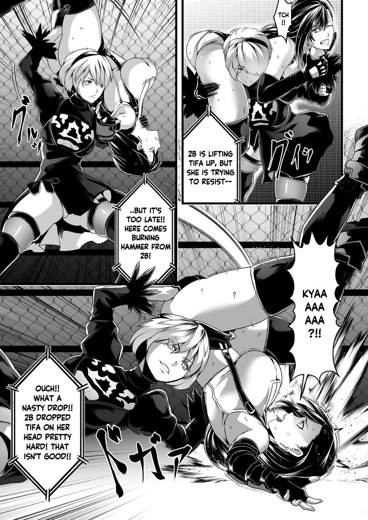 Square off! 2B vs Tifa – Page 16