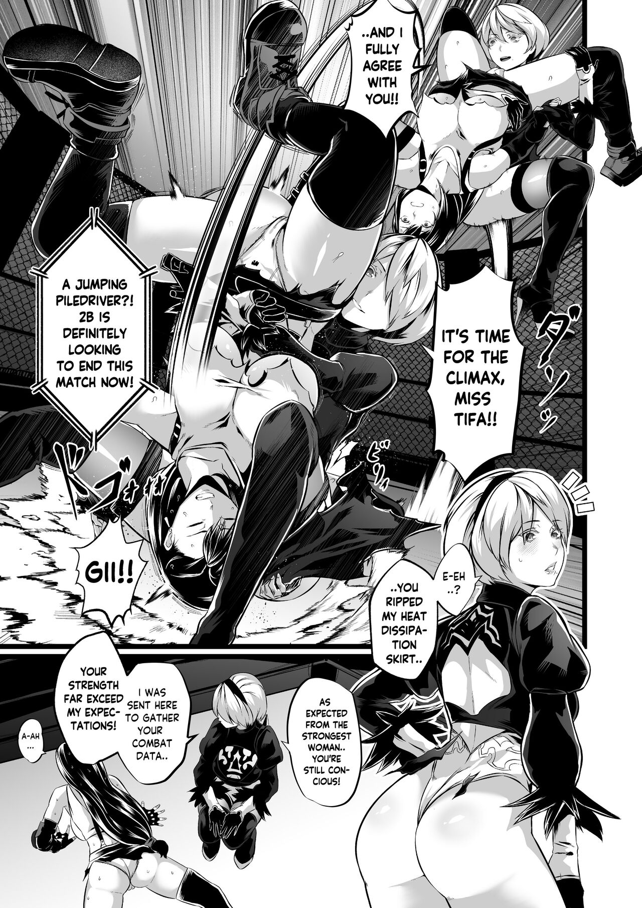 Square off! 2B vs Tifa – Page 32