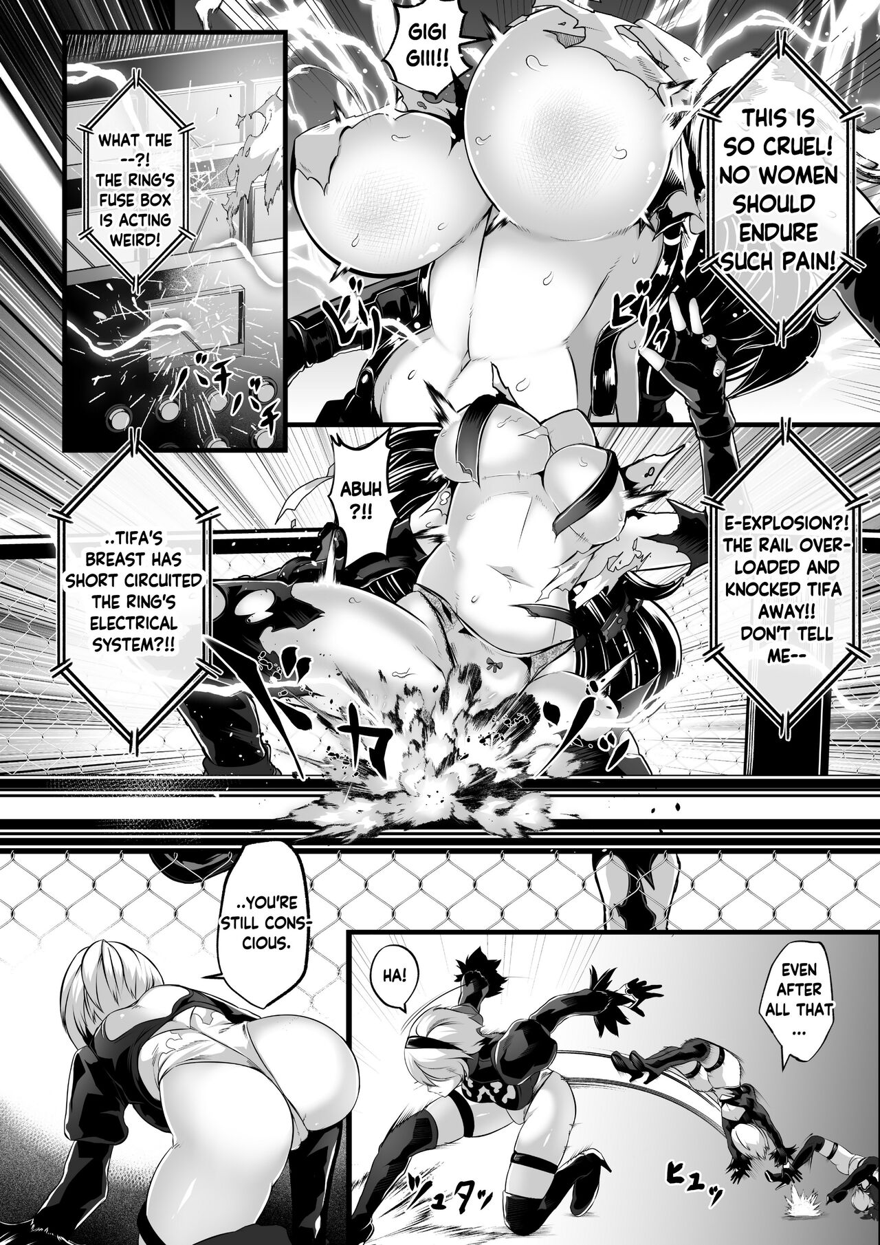 Square off! 2B vs Tifa – Page 37