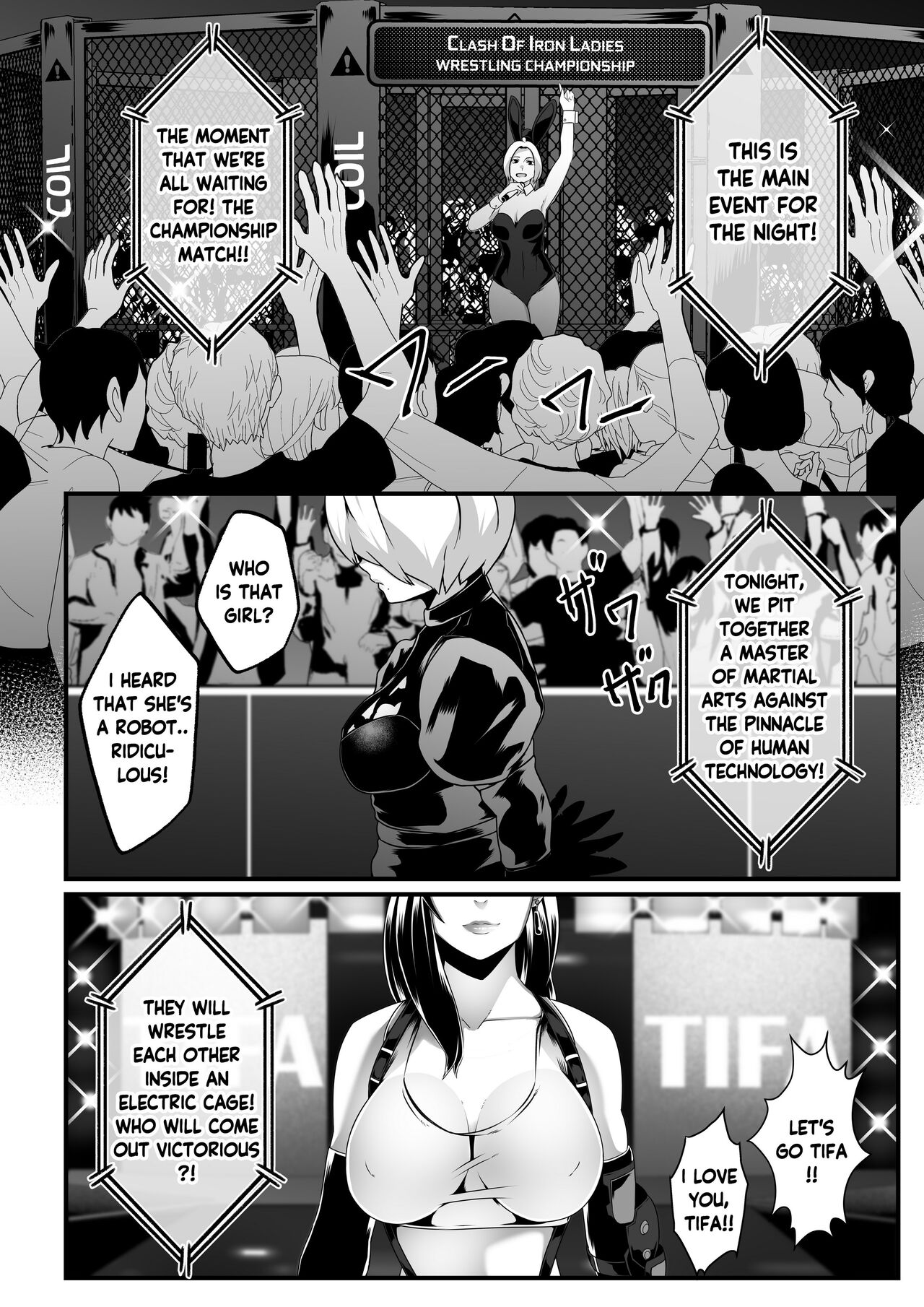 Square off! 2B vs Tifa – Page 8