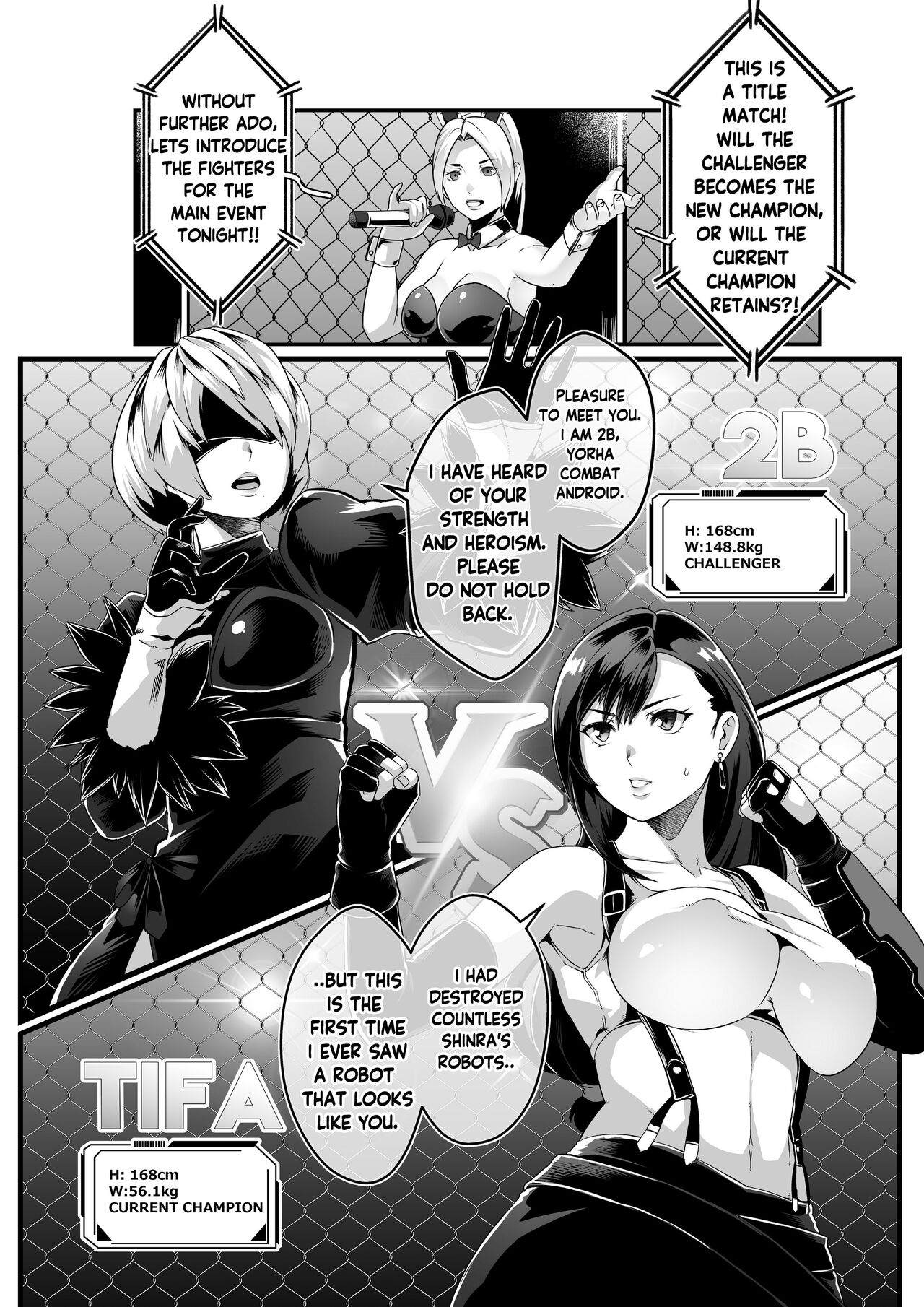 Square off! 2B vs Tifa – Page 9