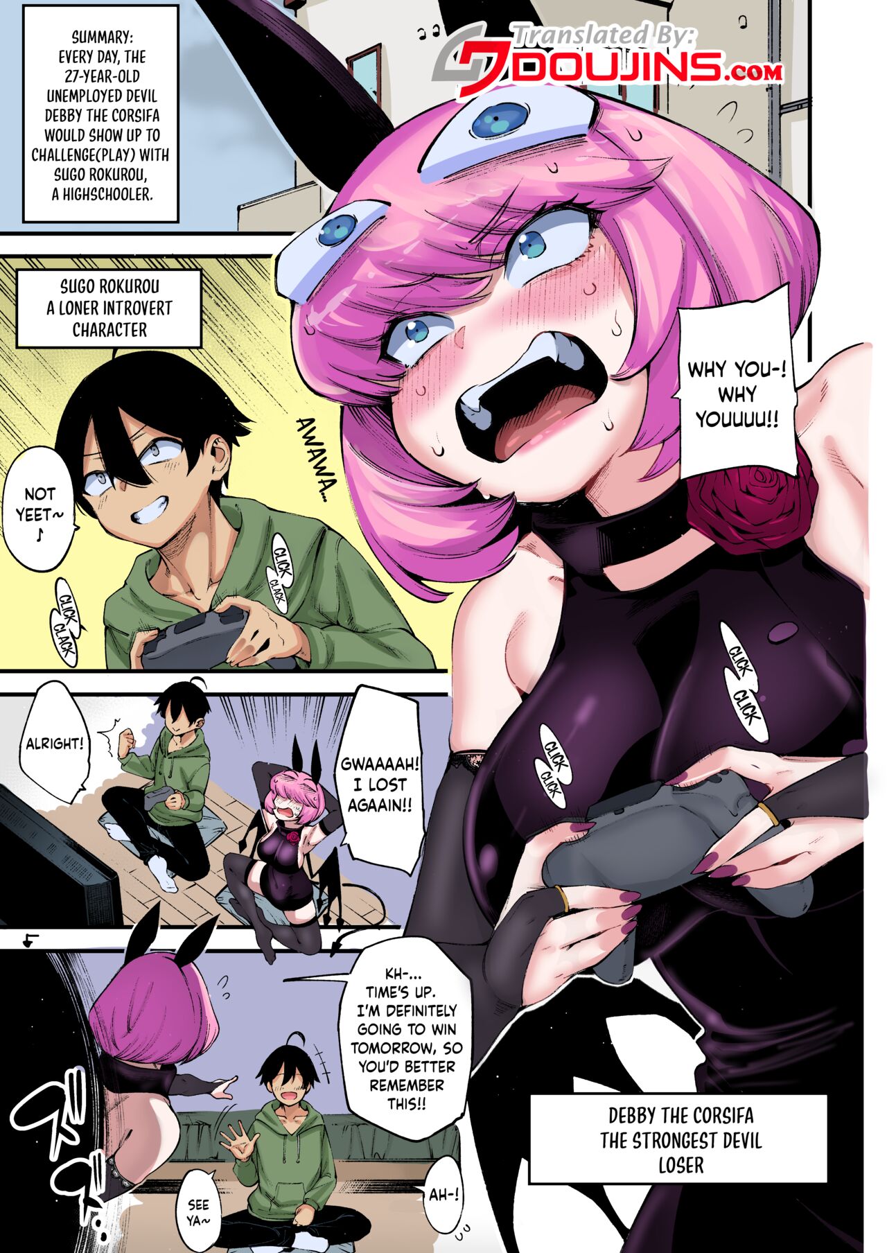Read [Sourou Yarou A-Team (Tarakan)] Gome Debby Shadowo Hen (Debby the  Corsifa wa Makezugirai) [English] Doujins.com [Colorized] [Decensored]  [Digital] | HentaiHand