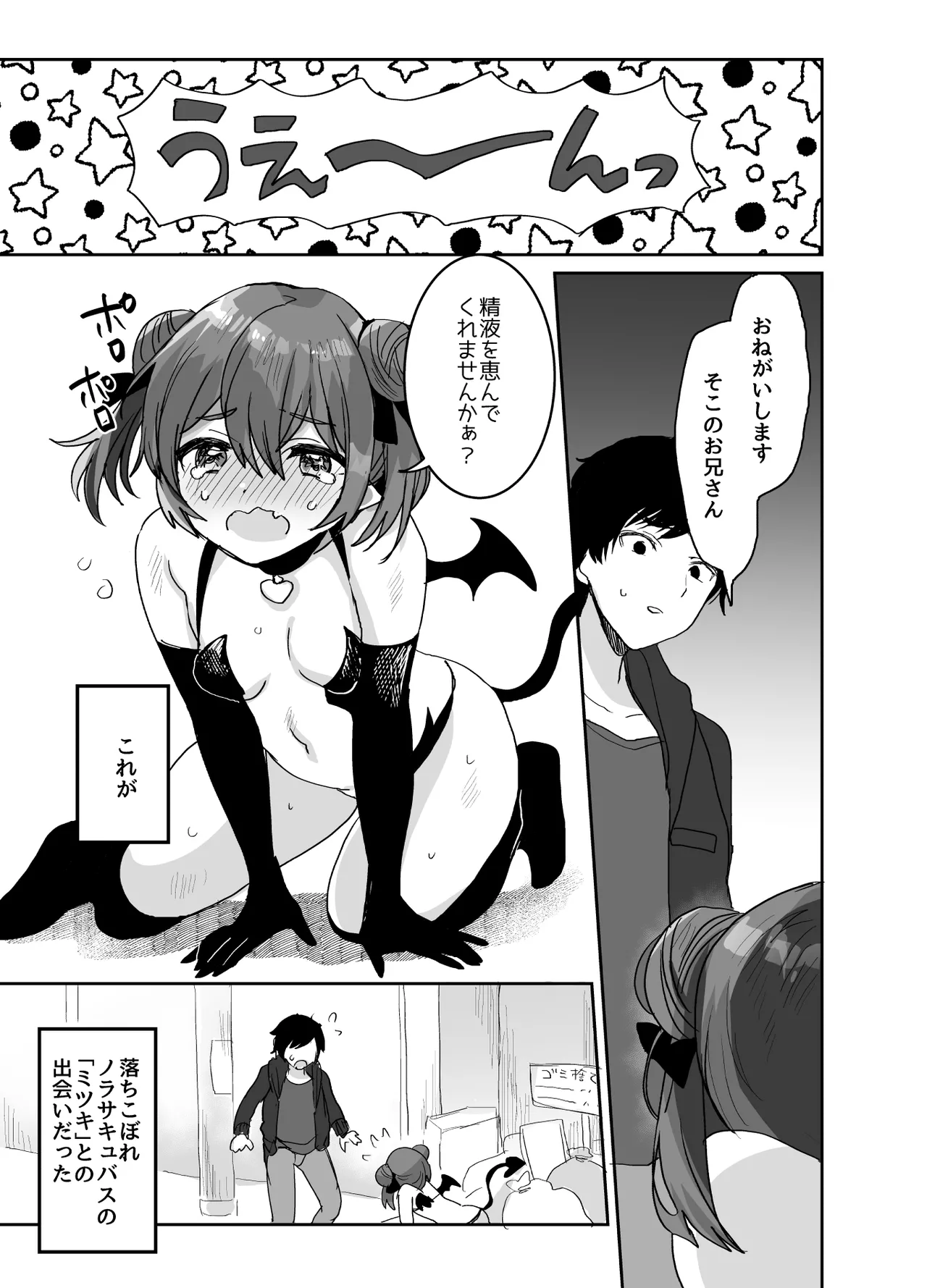 [めいめいこ (めーすけ)] ぽんこつサキュバスちゃんに押しかけ搾精逆レされる本 – Página 2