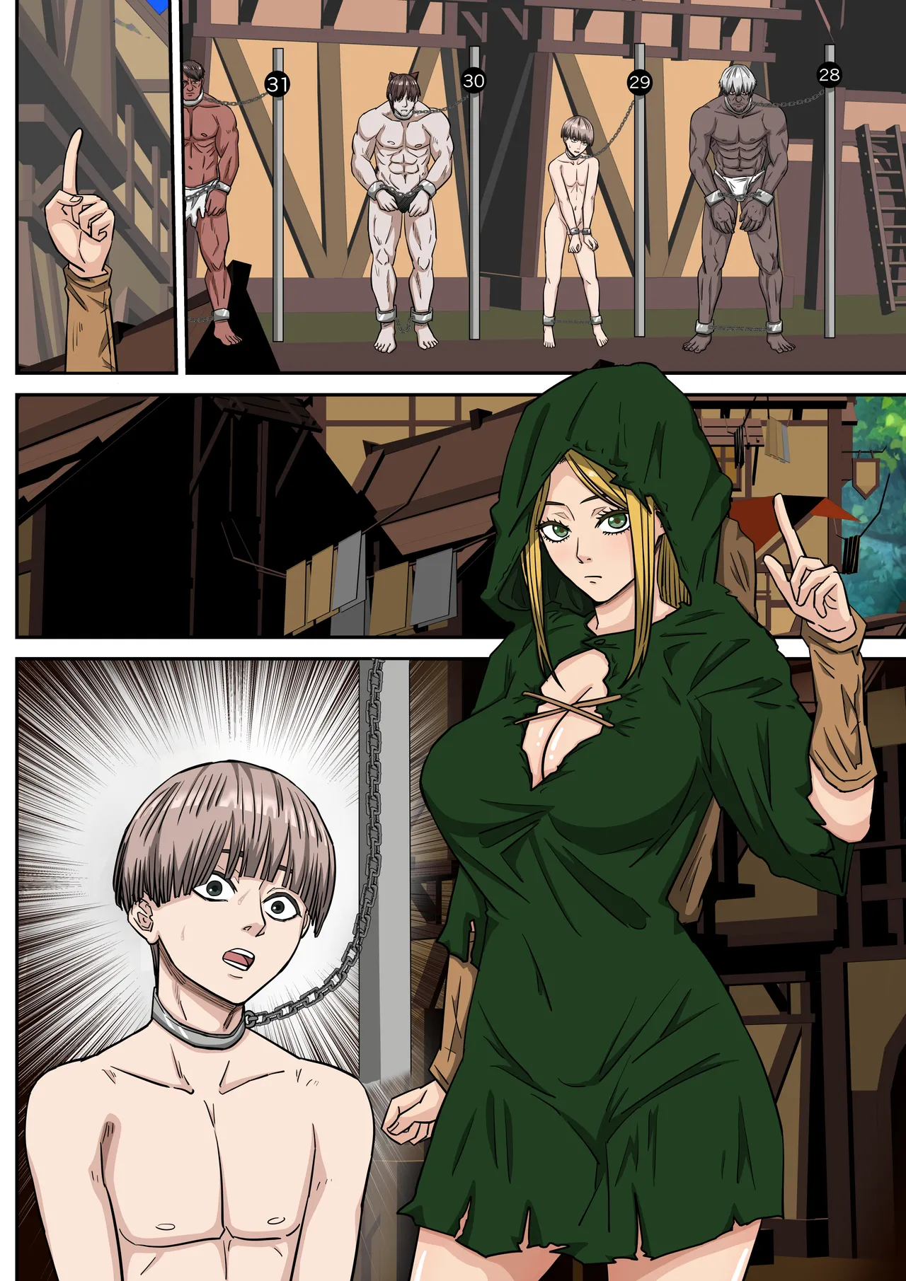 [ばななすたいる] エルフ村で繁殖奴○になりました – Page 39