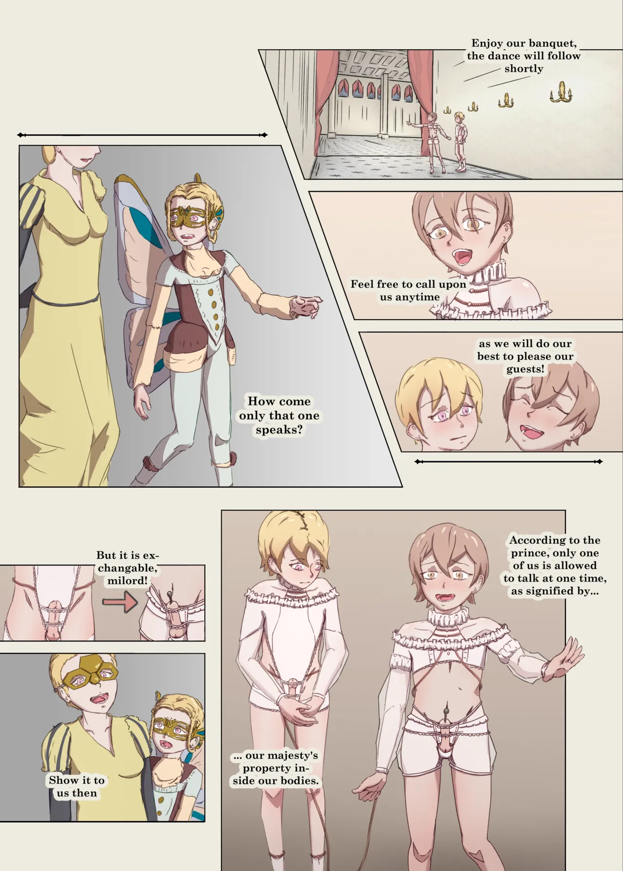 We are servants at a mask ball! – Страница 4