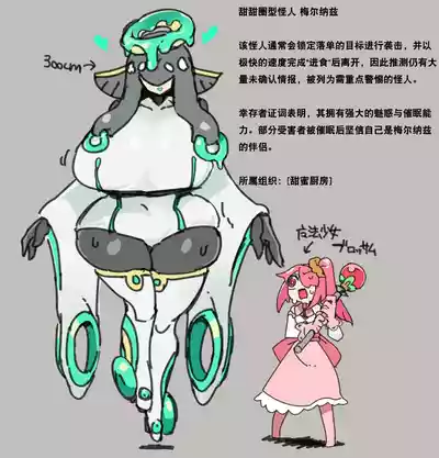 (skeb)甜甜圈型怪人梅尔纳兹 vs 魔法少女布鲁莎姆 – 3