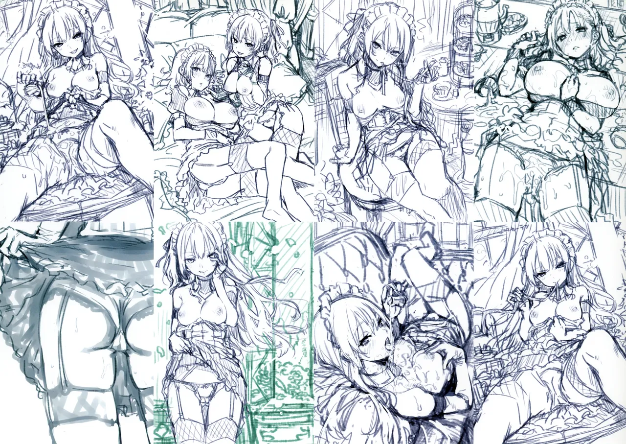 [みちきんぐ] 主従えくすたしー メロンブックス限定 キャララフ集 特典 – 2