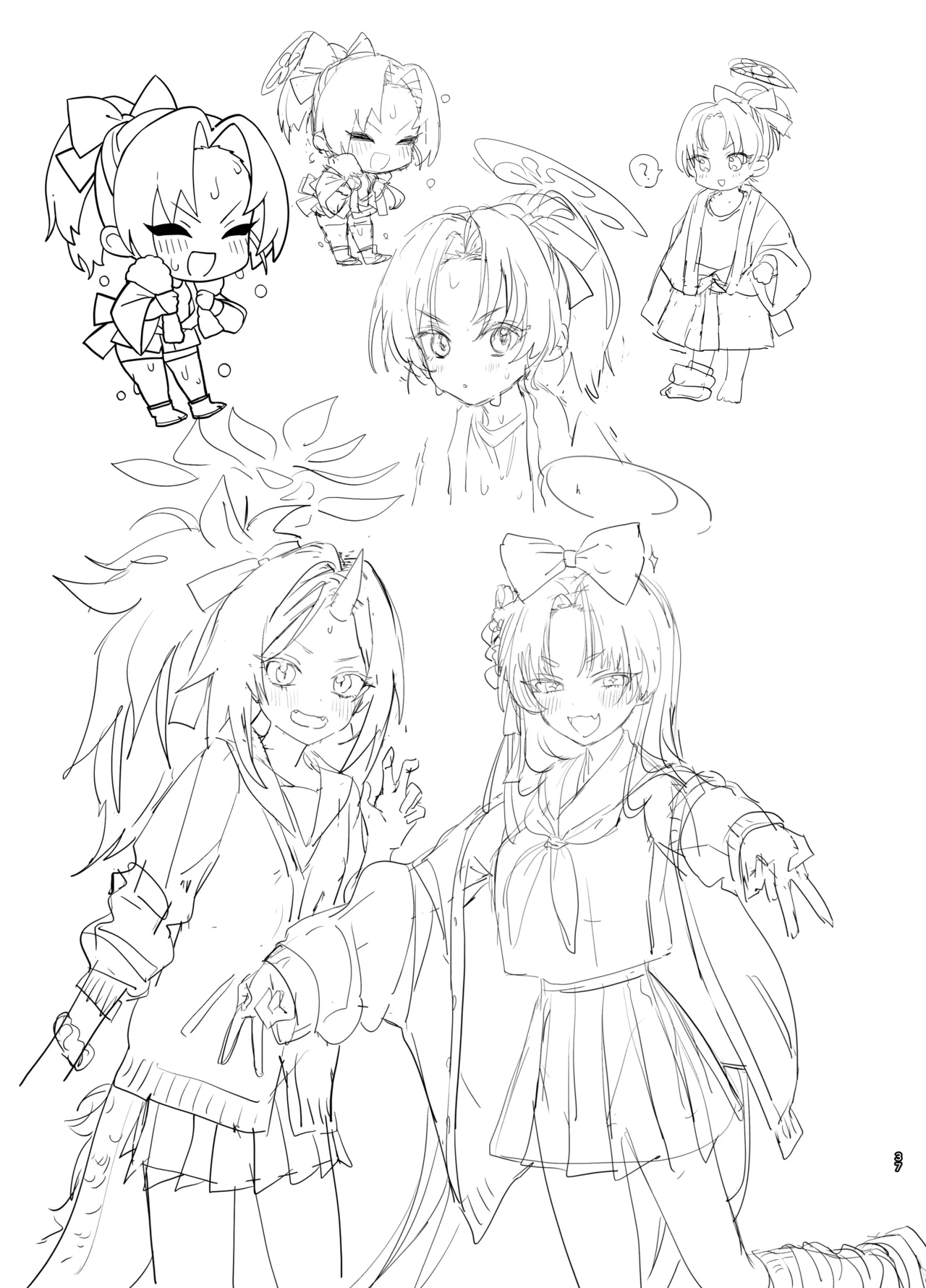 [Yanyanyo (Yanyo)] Yanyanyo Byururu Archive Line  Artworks   – 36