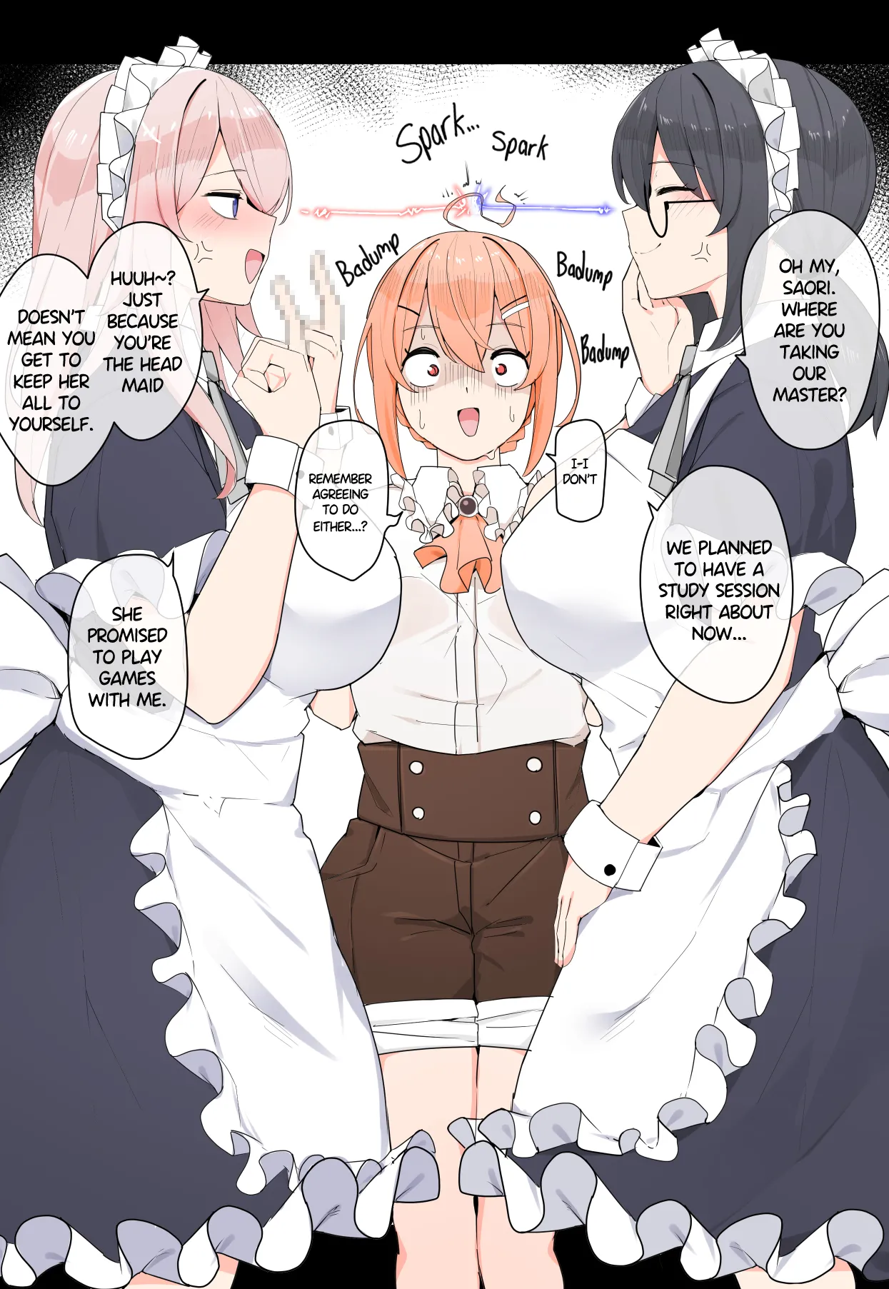 Maids Fighting Over Their Master [eng] – 14