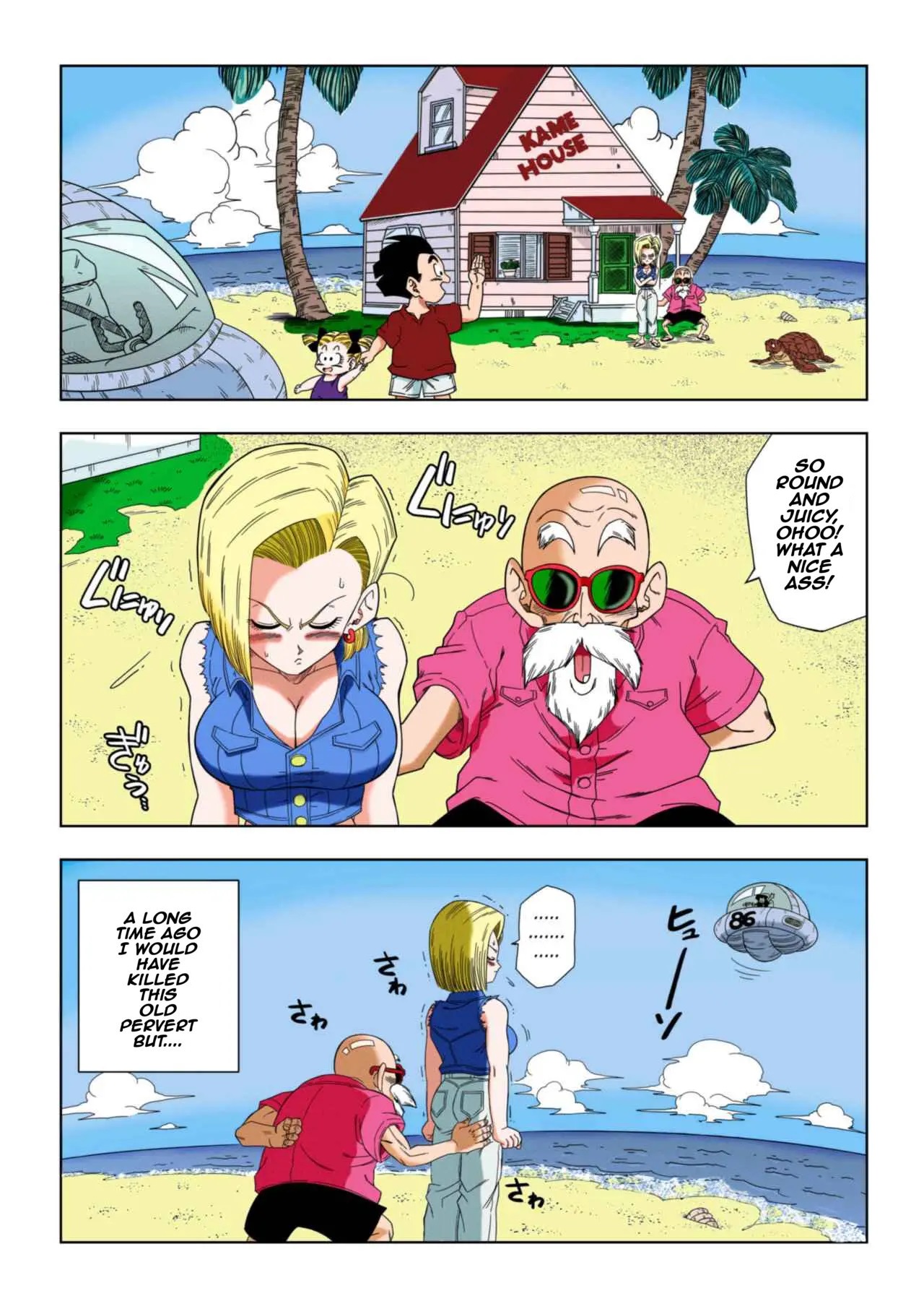 [Yamamoto] Android 18 vs. Master Roshi [Colored] – 2