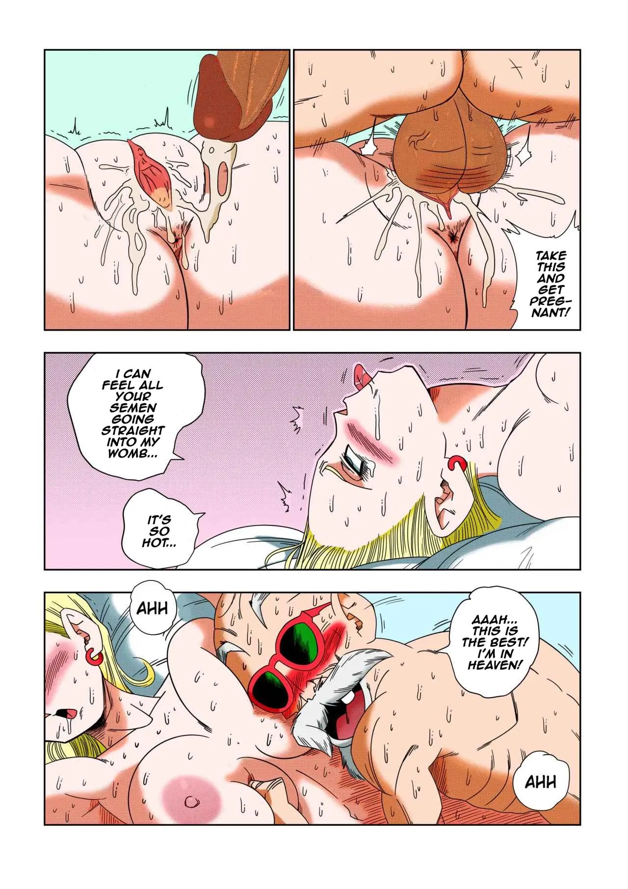 [Yamamoto] Android 18 vs. Master Roshi [Colored] – 21