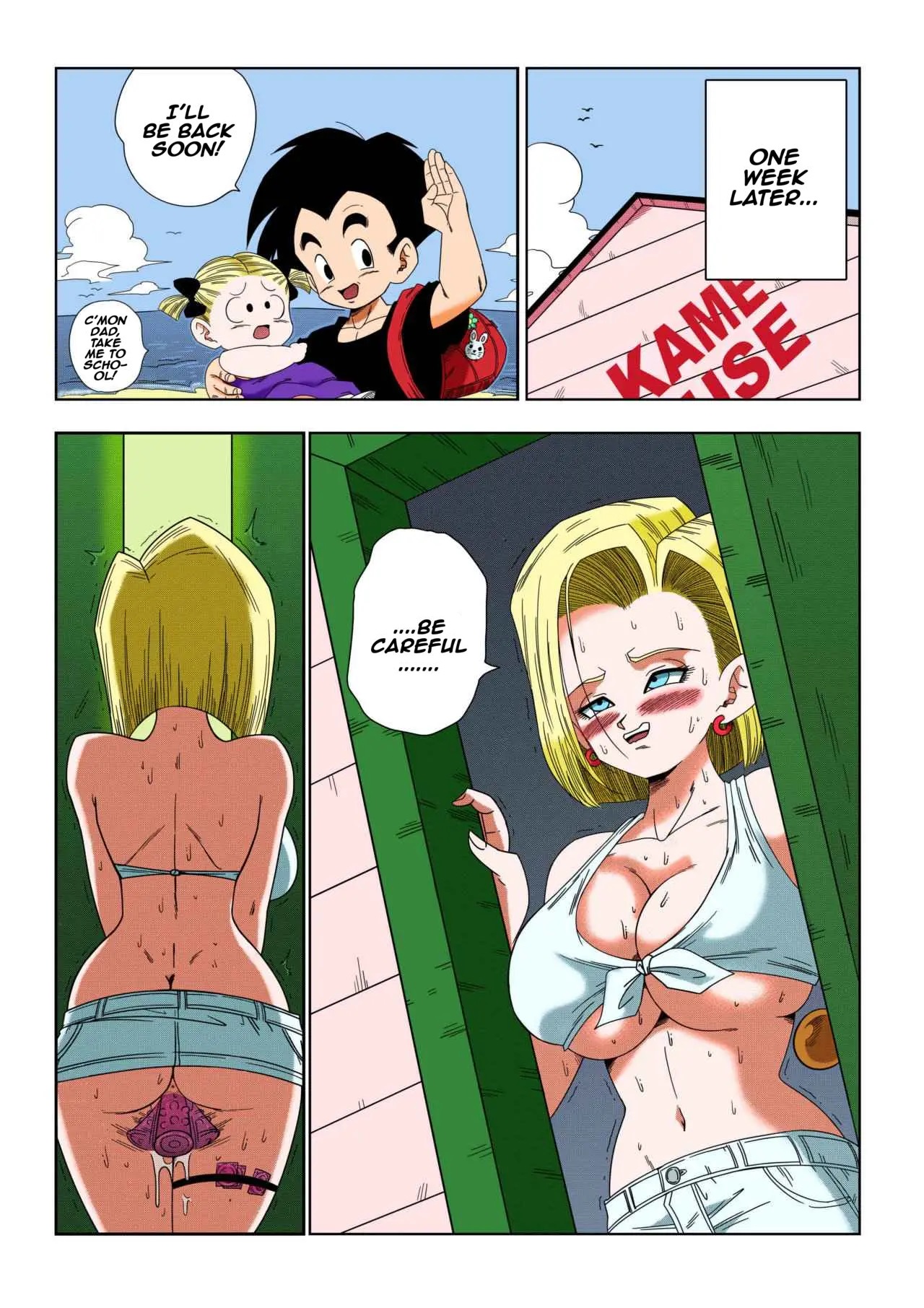 [Yamamoto] Android 18 vs. Master Roshi [Colored] – 29
