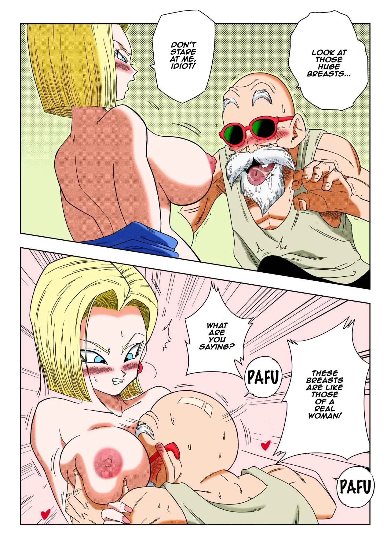 [Yamamoto] Android 18 vs. Master Roshi [Colored] – 7