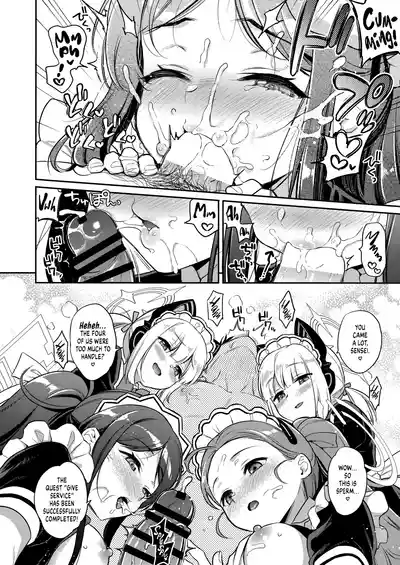 [K+W (Sasachinn)] Sensei Kouryaku Game Maid Harem Hen | Goin – 10