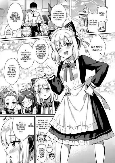 [K+W (Sasachinn)] Sensei Kouryaku Game Maid Harem Hen | Goin – 3
