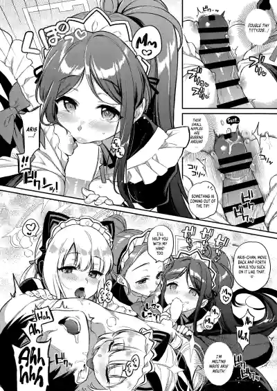 [K+W (Sasachinn)] Sensei Kouryaku Game Maid Harem Hen | Goin – 8